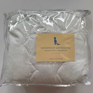 Pottery Barn Kids Crib Waterproof Mattress Pad Made in USA